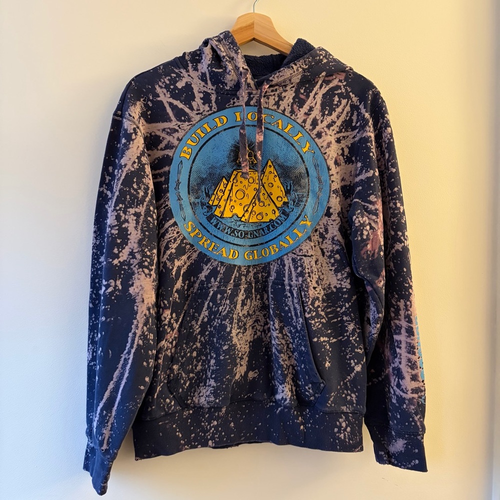 Free shipping! One of a kind tie dye graphic sweatshirt - unisex Small/Medium
